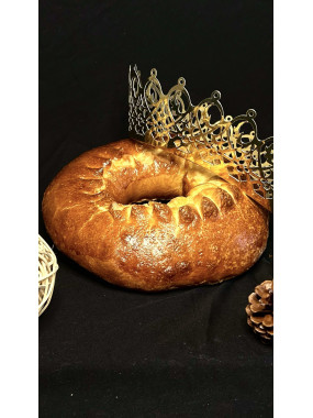 BRIOCHE RONDE 08 PERSONNES (environ 375/400g)