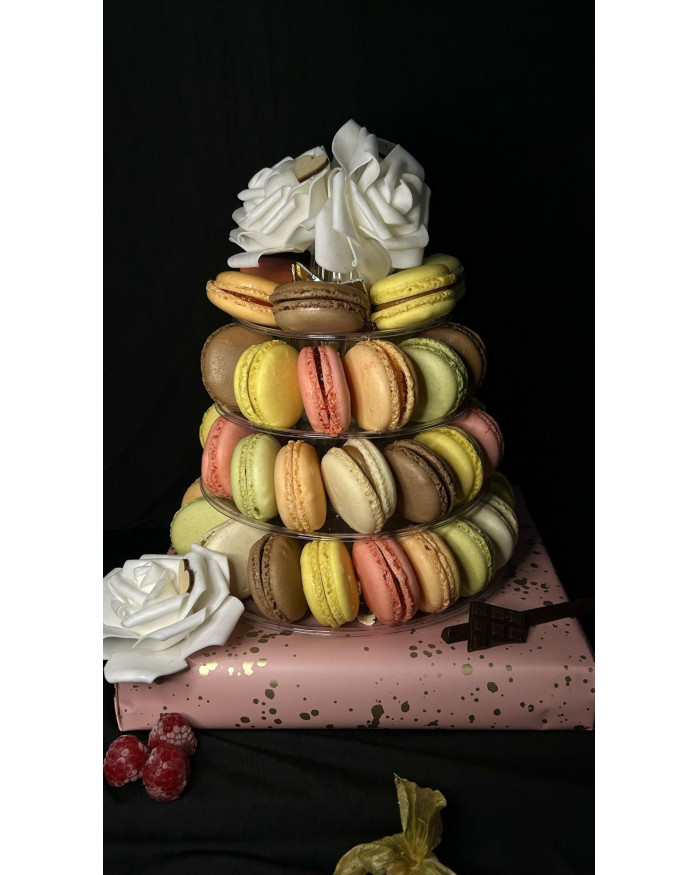 Macaron  PYRAMIDE ASSORTIE (+CAUTION 100 EUROS)
