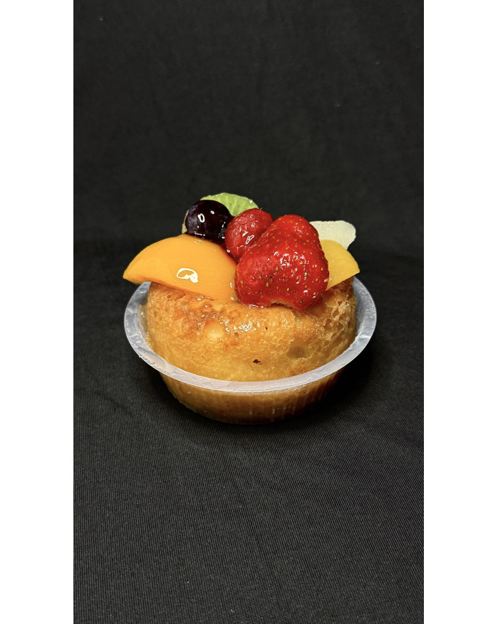 Baba au rhum aux fruits