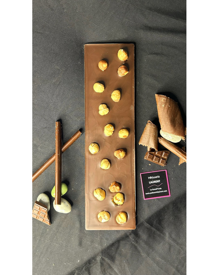Tablette de chocolat Lait 38% - Noisette