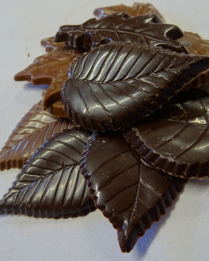 feuilles chocolat  noir 100 grs
