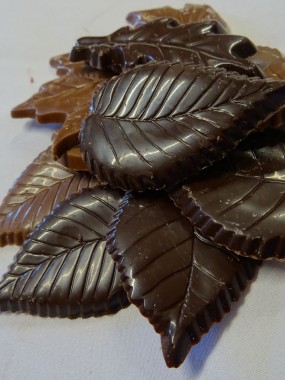 feuilles chocolat  noir 100 grs