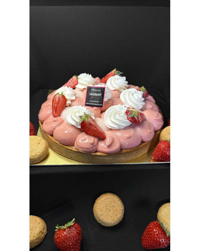 //Tarte aux Fraises Glacée 4 pers.