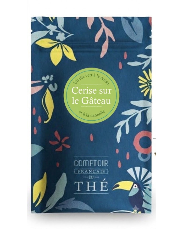 Thé vert - CERISE SUR LE GÂTEAU 70g