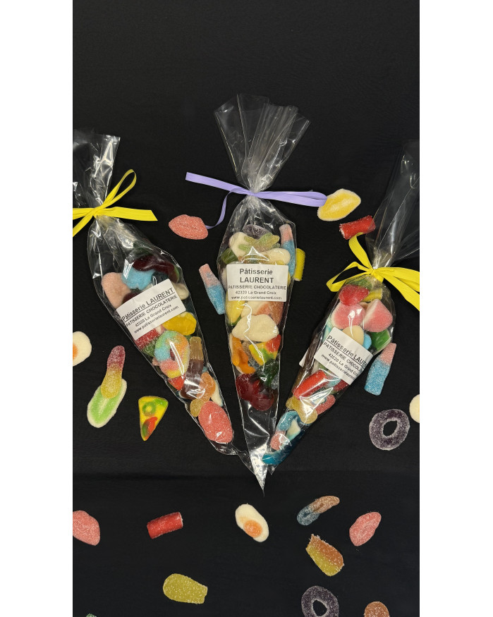 Cornet de bonbons assortis