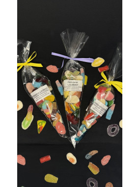 Cornet de bonbons assortis