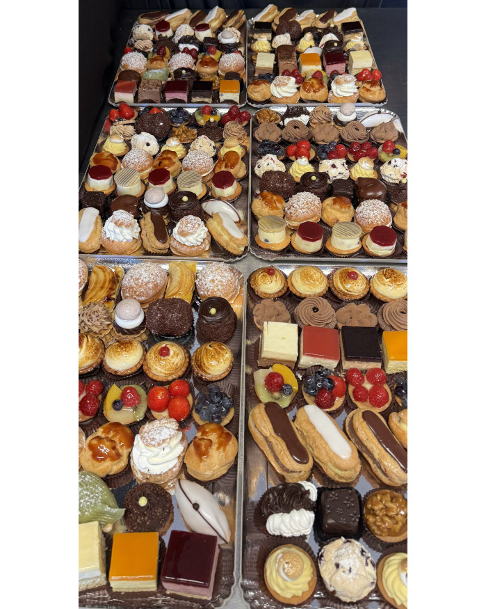 Plateaux de 35 Demis gâteaux  (ASSORTIMENT)