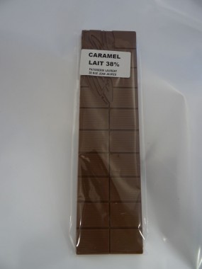 Tablette de chocolat LAIT caramel 38%