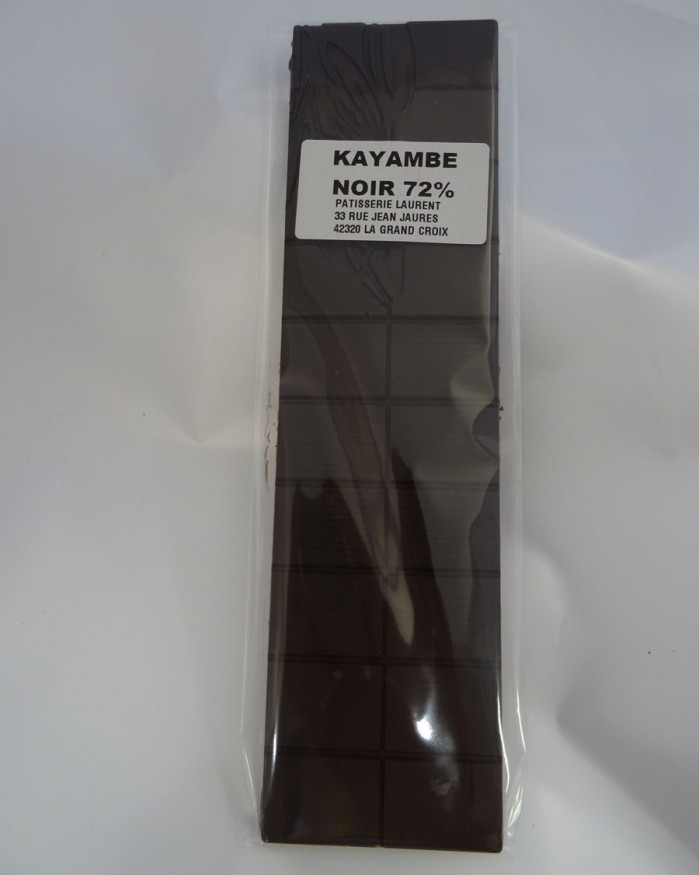 Tablette de chocolat Kayambe Noir 72%