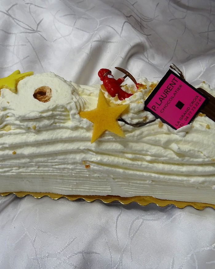 *Bûche glacée 08 vanille chocolat