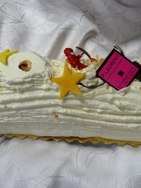 *Bûche glacée 08 vanille chocolat