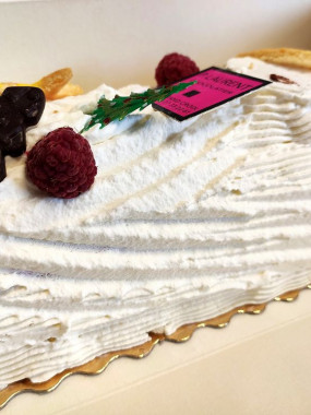 *Bûche glacée 04 vanille framboise 